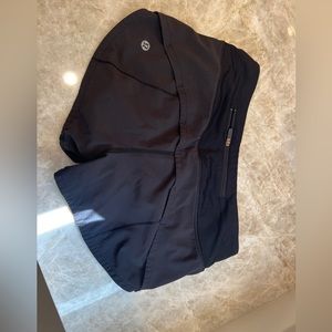 Lululemon speed up shorts black size 0